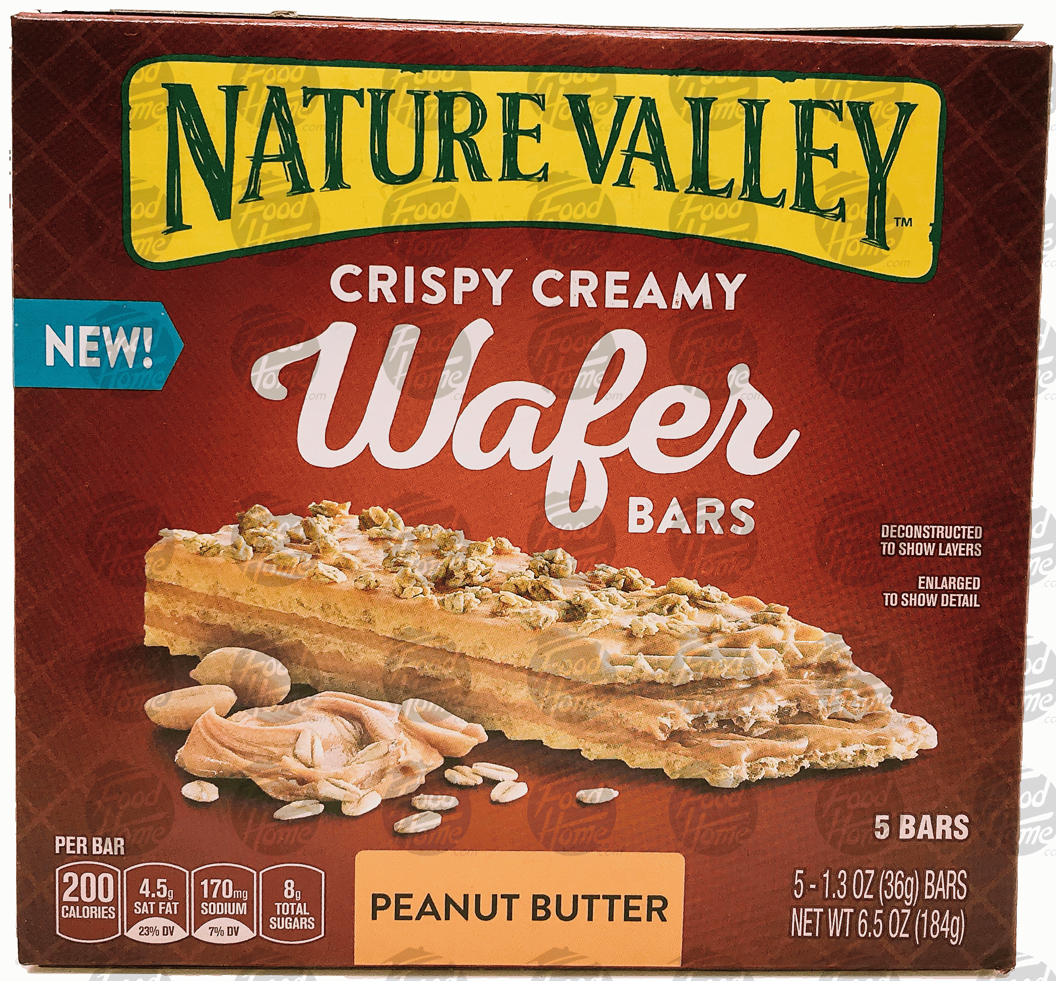 Nature Valley Wafer Bars peanut butter wafer bars, 5 pk., box Full-Size Picture